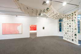 Exhibition view with works by Irene Hardjanegara and E. M. C. Collard 