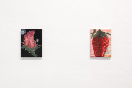 Exhibition view with works by E. M. C. Collard 