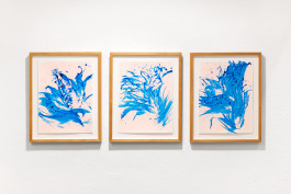 Exhibition view with works by Irene Hardjanegara 