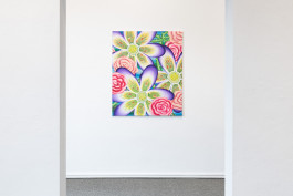 Exhibition view with work by E. M. C. Collard 