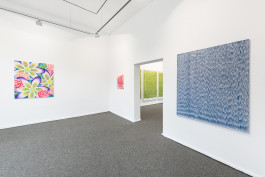 Exhibition view with works by Irene Hardjanegara and E. M. C. Collard 