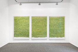 Exhibition view with works by Irene Hardjanegara 