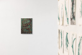 Exhibition view with works by Irene Hardjanegara and E. M. C. Collard 